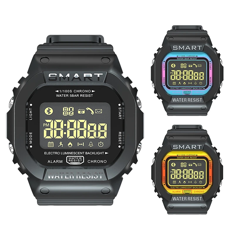 

Смарт-часы LOKMAT MK22, водонепроницаемые спортивные наручные Смарт-часы для телефонов Android и телефонов Ios