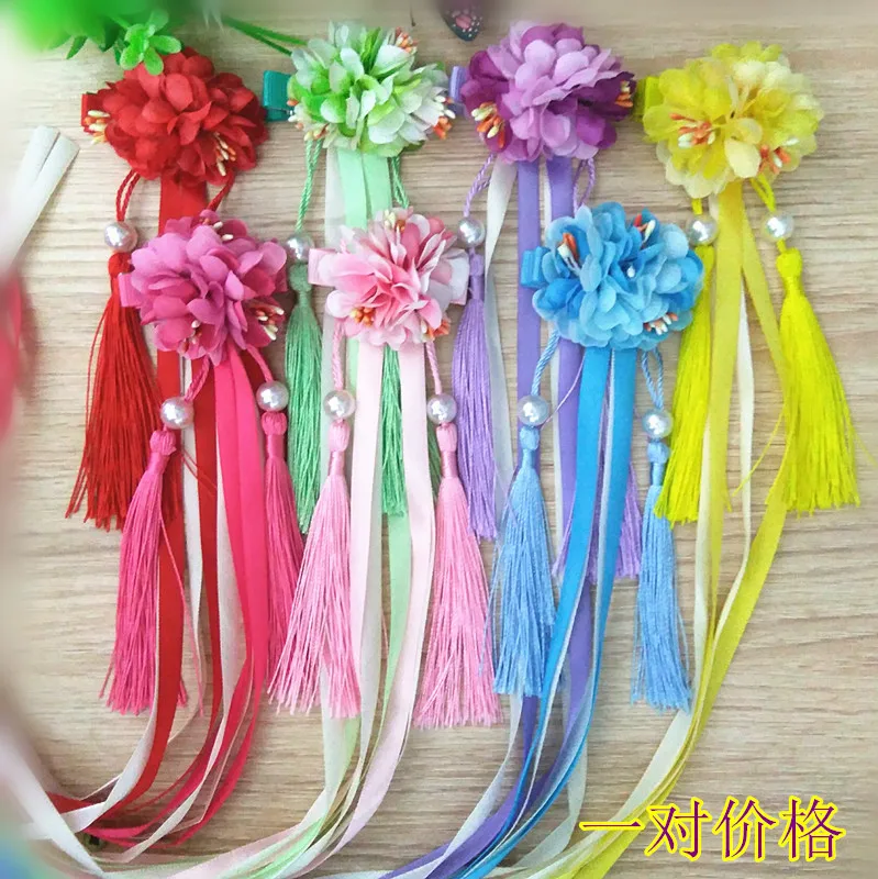 Детская пара WINYA в китайском стиле Hanfu стильное украшение длинная шпилька для