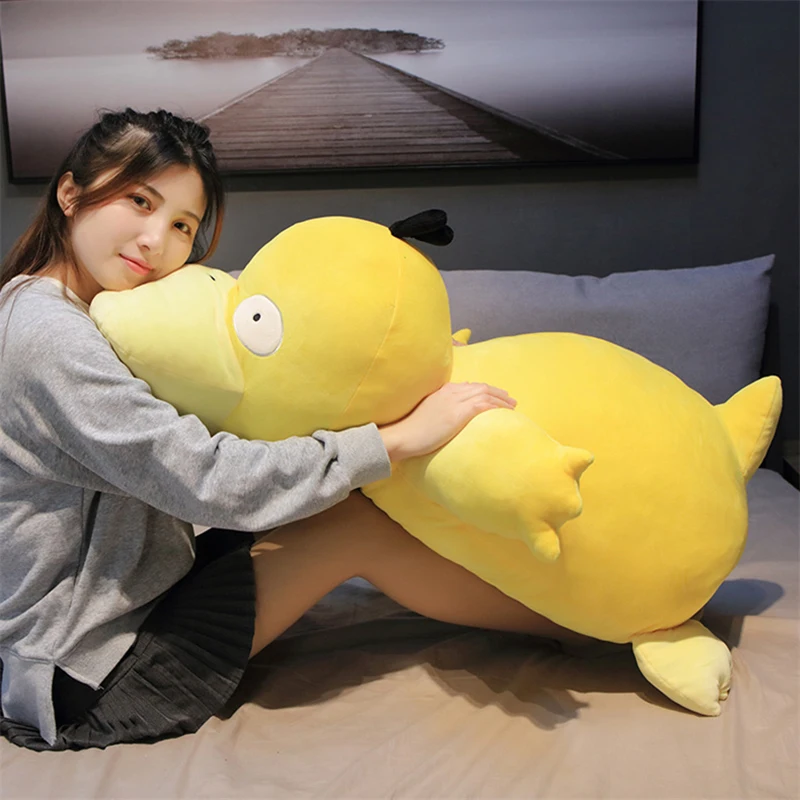 Kawaii Psyduck daze желтая утка плюшевая мягкая подушка большого размера украшение для