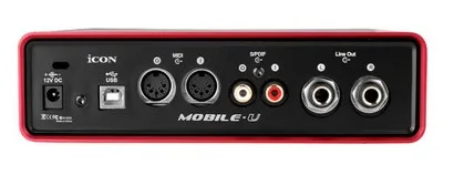 Внешняя сетевая аудиокарта ICON/Aiken Mobile U VST K трек компьютер USB профессиональная