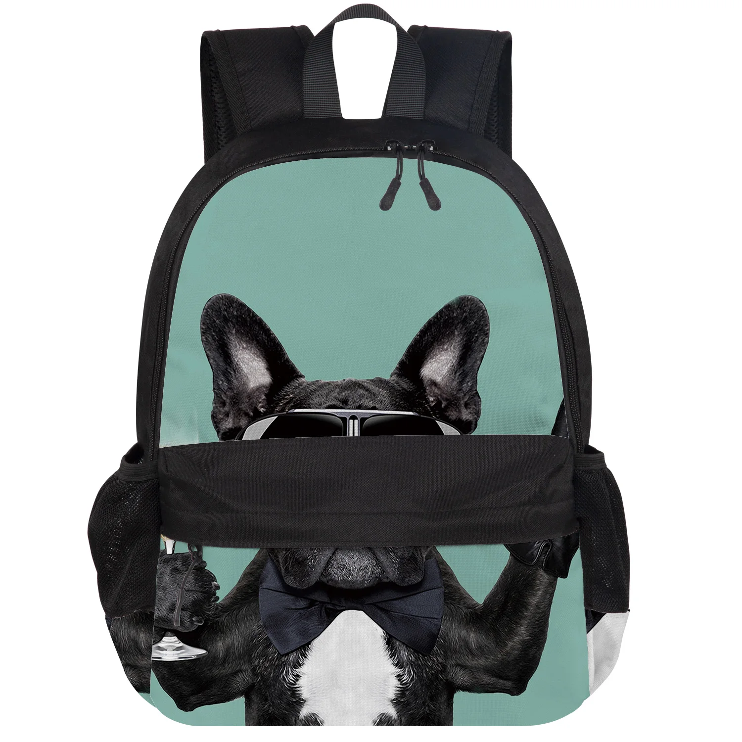 Рюкзак для собак с бокалом вина студенческий износостойкий рюкзак ноутбука