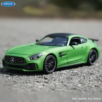 welly 124 new mercedes benz amg gt sports car simulation alloy car model crafts decoration collection toy tools gift