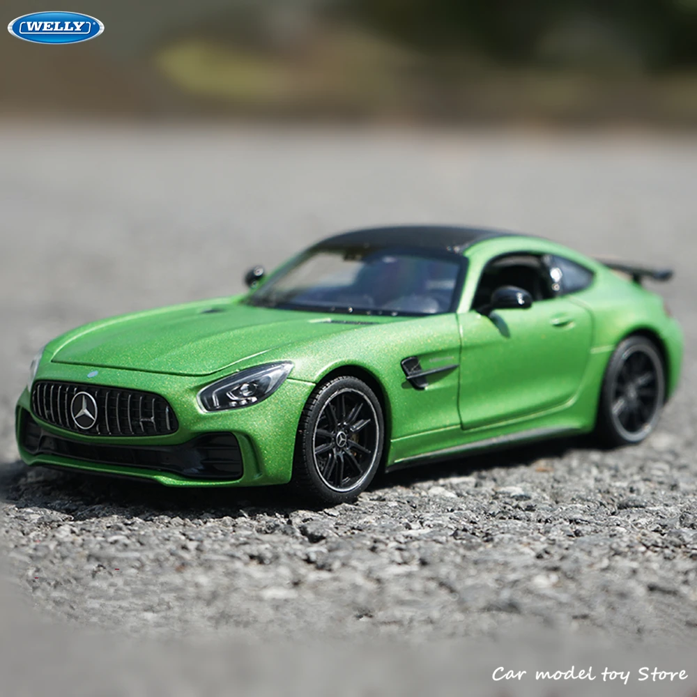 WELLY 1:24 новинка Mercedes Benz AMG GT спортивный автомобиль моделирование сплав модель