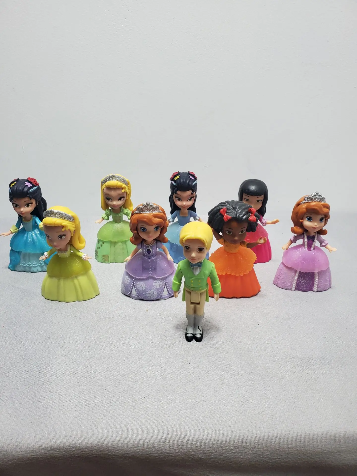 Disney Sofia Amber princess Joyuce prince cartoon figure model baby kids girls toys