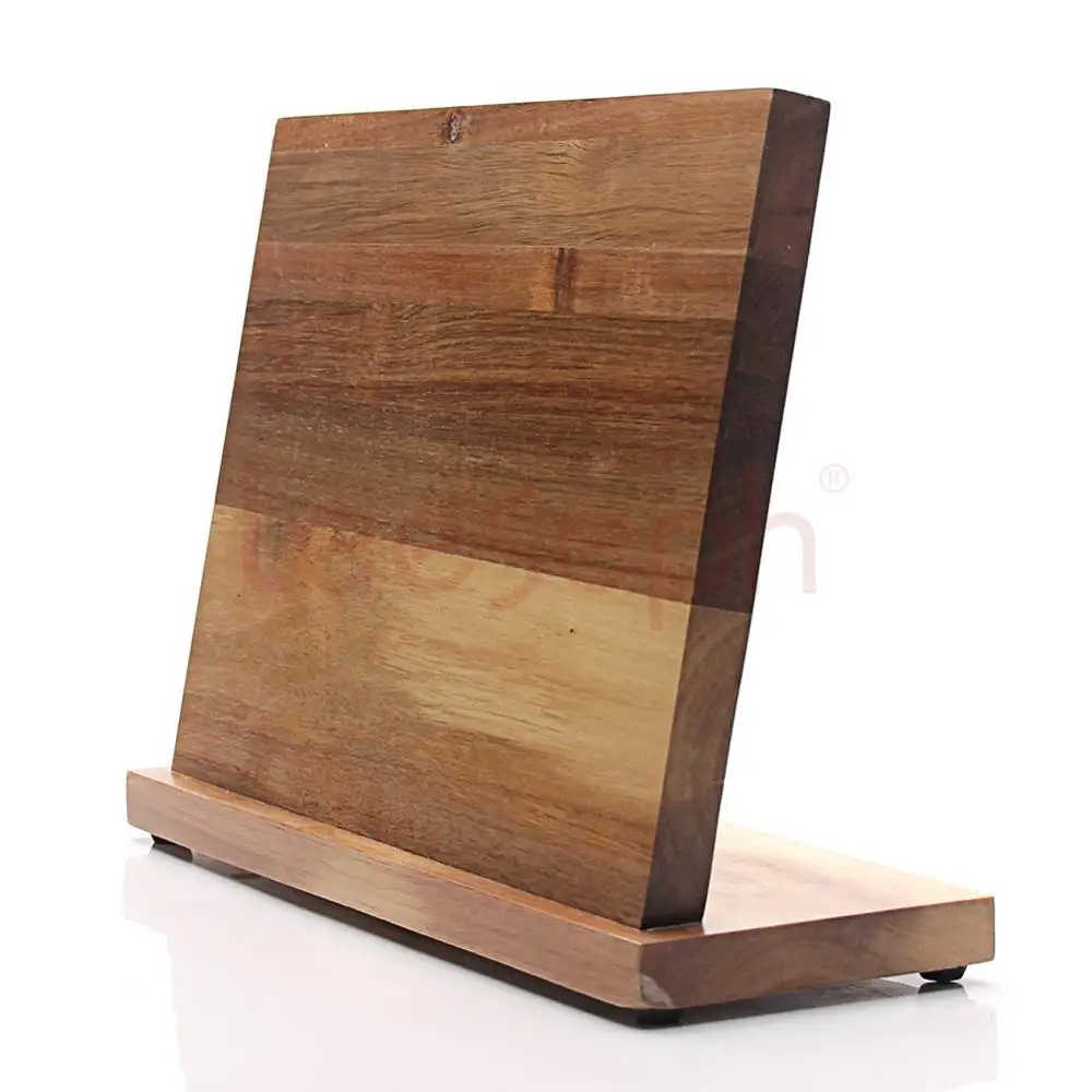 Магнитный Ножи блока (натуральное дерево) Органайзер блок док станция для Кухня