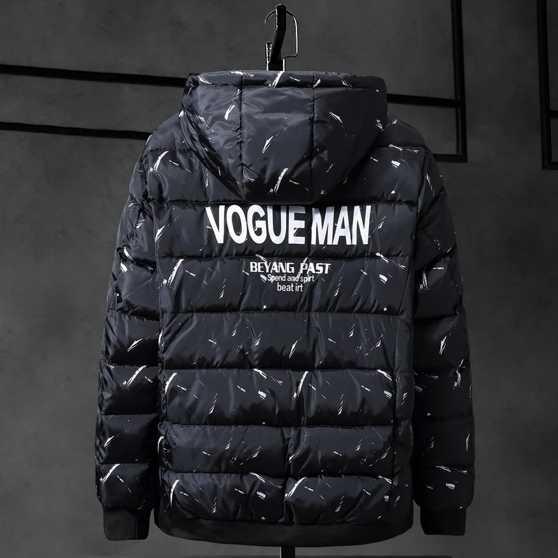 

Large Size Men Winter Jacket Thicken Warm Hooded Cotton-Padded Coat Jacket Zipper Outwear Overcoat Parka Men Plus Size 8XL