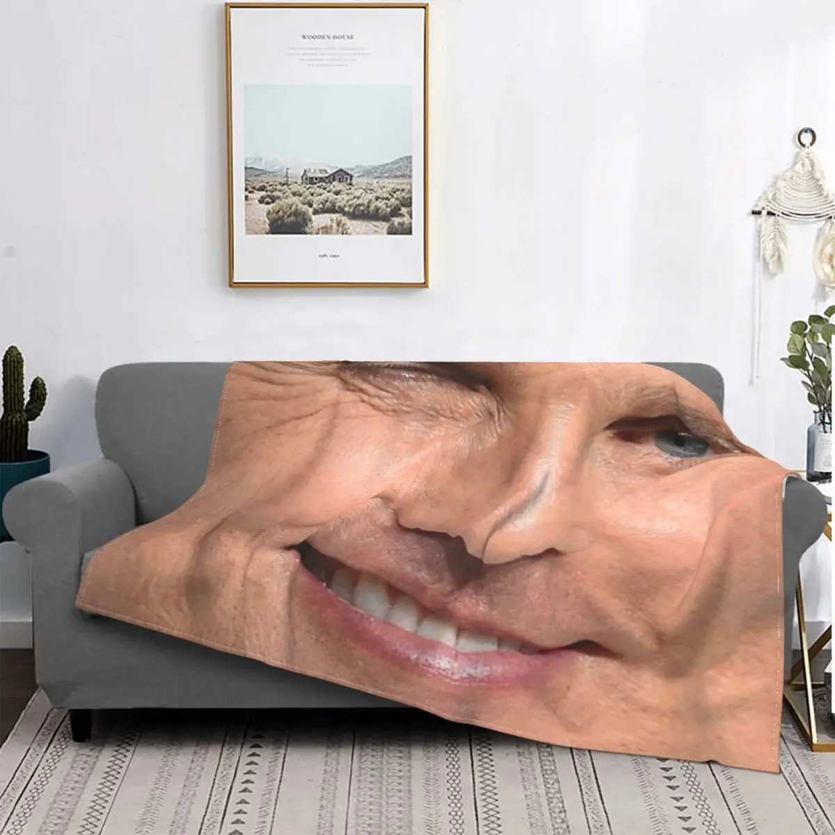 

Manta para la cara de Matt Mcconaughey, colcha a cuadros para cama, toalla de playa, manta Kawaii, manta pickick