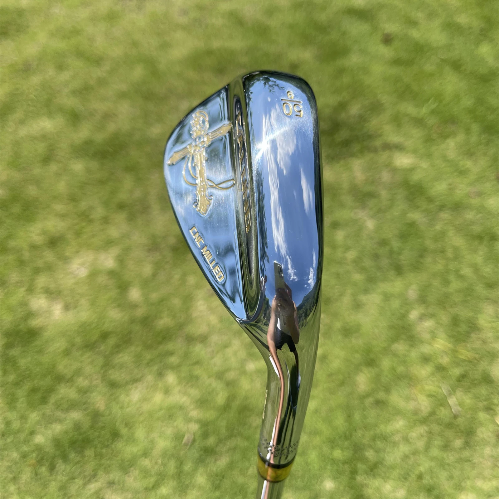 Серебряные клиновидные S20C кованые лицевые оригинальные динамические золотые