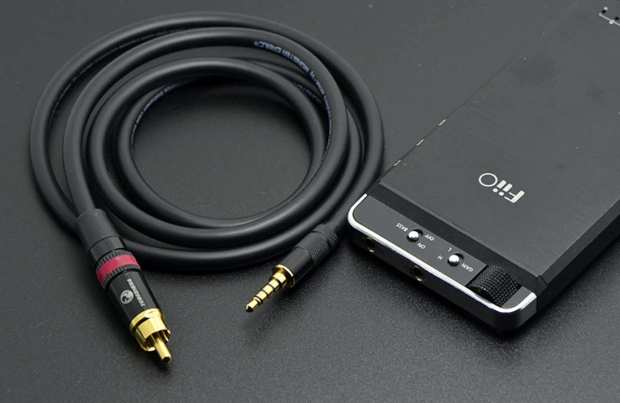 Коаксиальный цифровой аудиокабель HIFI 3 5 мм к RCA SPDIF для Fiio X7 X3K X5K X3 X5 1st 2nd 3rd M9 M11 M15 E17