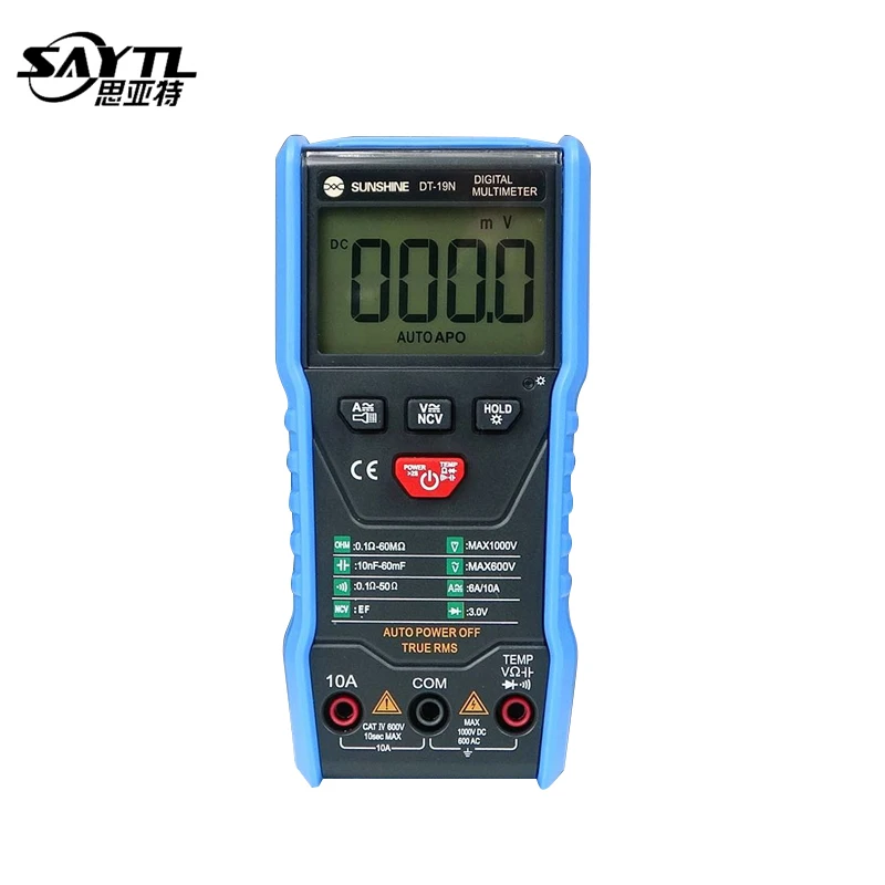 Мини интеллектуальный цифровой мультиметр DT 19N для мобильного телефона ток и