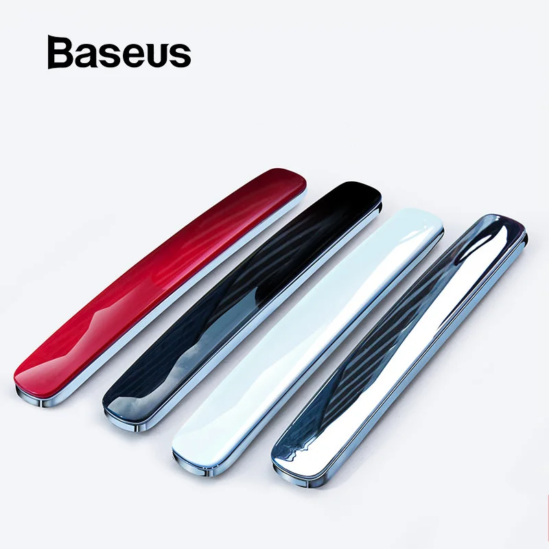 Baseus 4 шт. Автомобильная Противоударная полоса защитные накладки для автомобильных дверей протектор отделка двери охранники Стайлинг Литье анти-наклейка с надписью