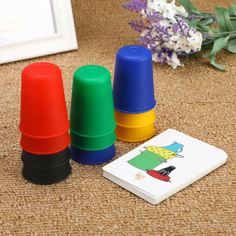 Смешные Классические карточные игры скоростные чашки и карты игра семейные