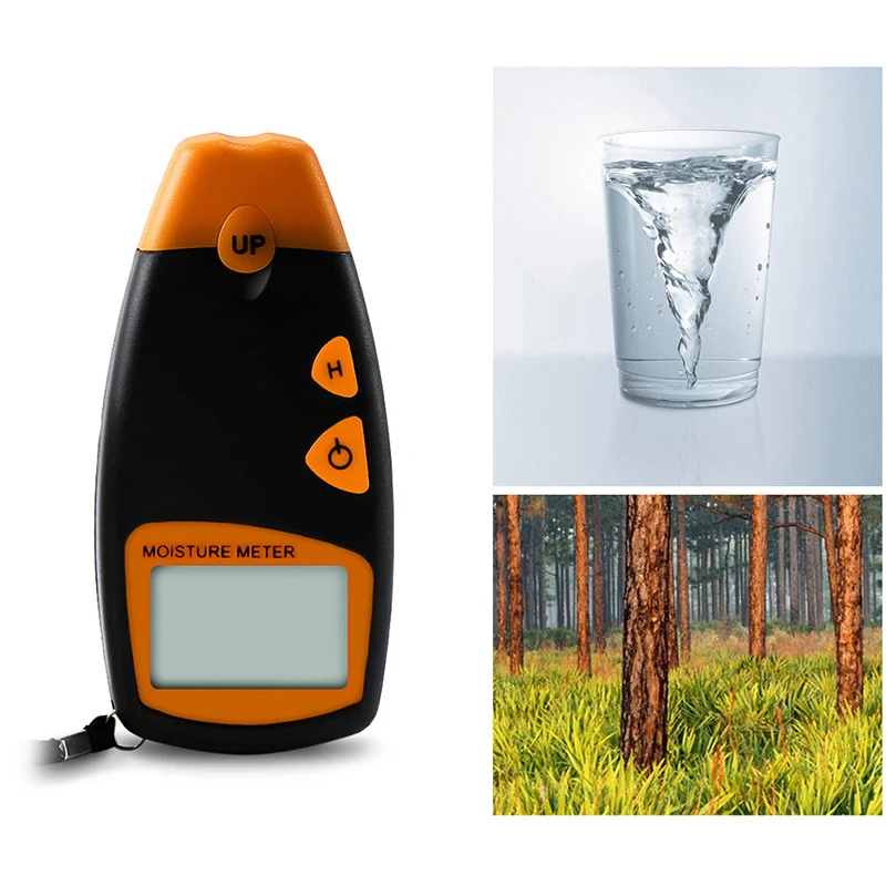 

MD812 ABS Wood Moisture Tester Measuring Tool For Woodworking Wood Moisture Meter Digital Wood Moisture Detector