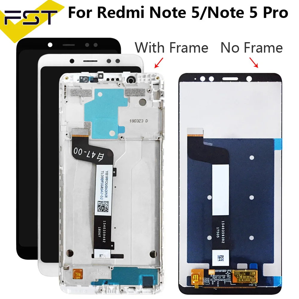 ЖК-дисплей для Xiaomi Redmi Note 5 дигитайзер с сенсорным стеклом в сборе Pro сенсорной