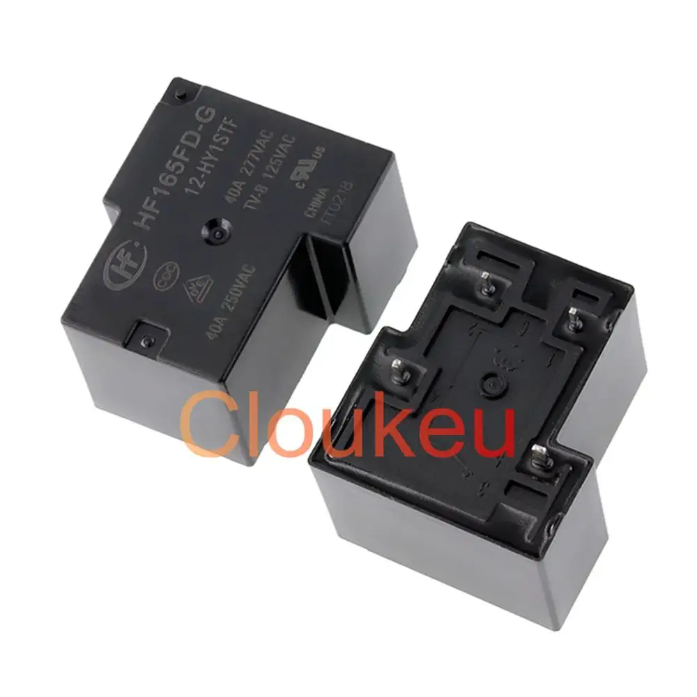 Relay HF165FD-G-5 12 24-HY1STF DC5V 12V 24V 40A 4pin