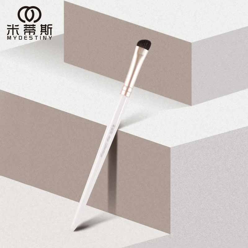MyDestiny cosmetic brush-The Snow White series-beveled angle eyeshadow brush-Hourse hair makeup tools&amppens-beauty | Красота и