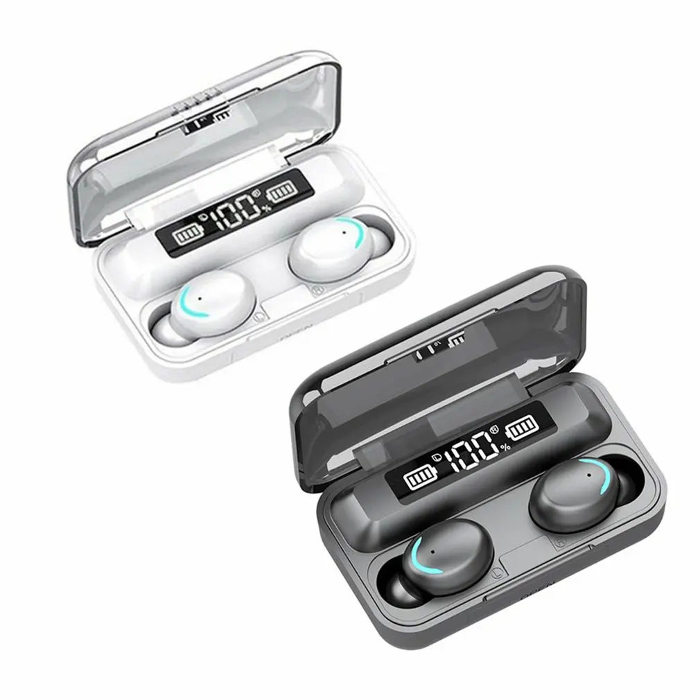 

TWS Bluetooth-Compatible 5.0 Earphones Charging Box Wireless Headphone Stereo Sports Waterproof Earbuds Headsets With Microphone