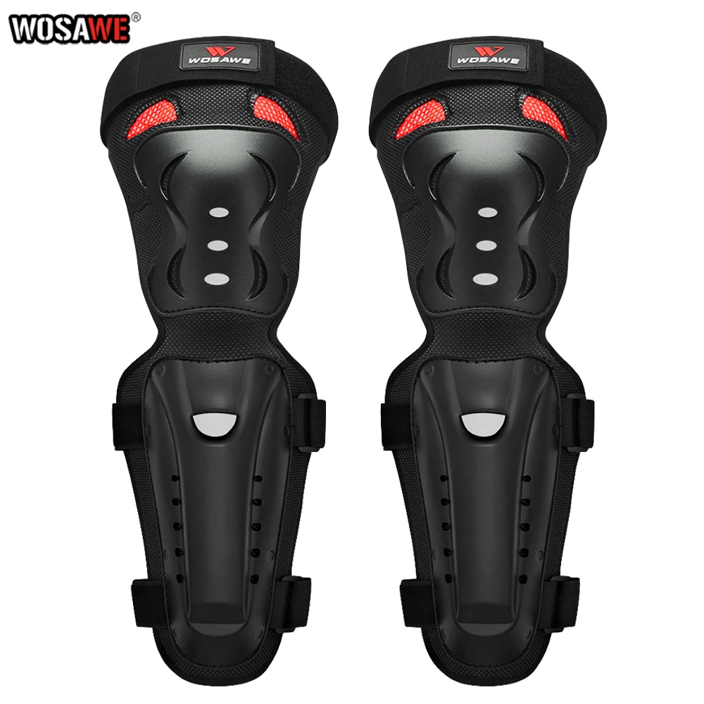 

WOSAWE Motorcycle Knee guard Full protection Skateboard Roller Skating Motobike Bike Cycling Kneepads Elbowpads Protective Gear