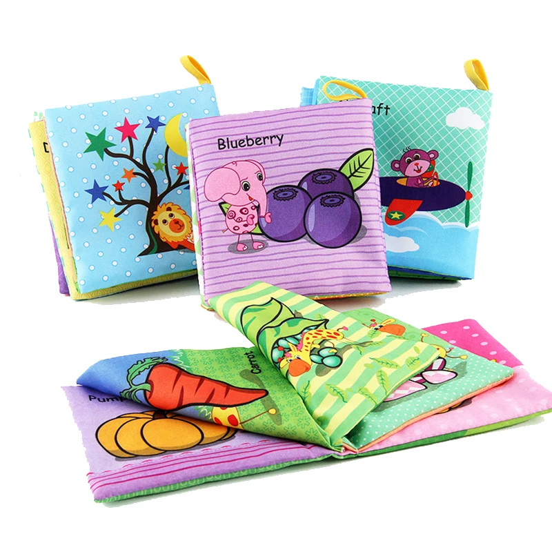 Cloth Baby Book Intelligence Development Educational Toy Soft Learning Cognize Books For 0-12 Months Kids Quiet Book# | Игрушки и хобби