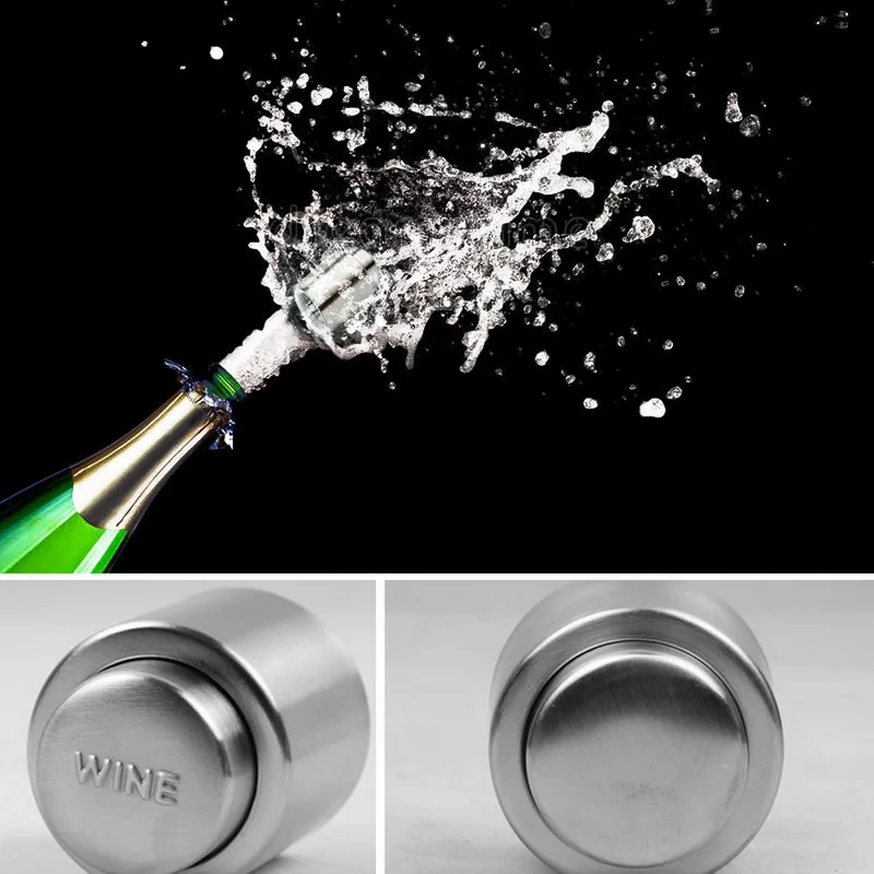 1 шт. прессованный стиль нержавеющая сталь красное вино бутылка крышка пробка