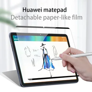 removable reusable paper screen protector like film for huawei matepad pro 10 4 10 8 11 12 6 inch m6 matte anti glare free global shipping