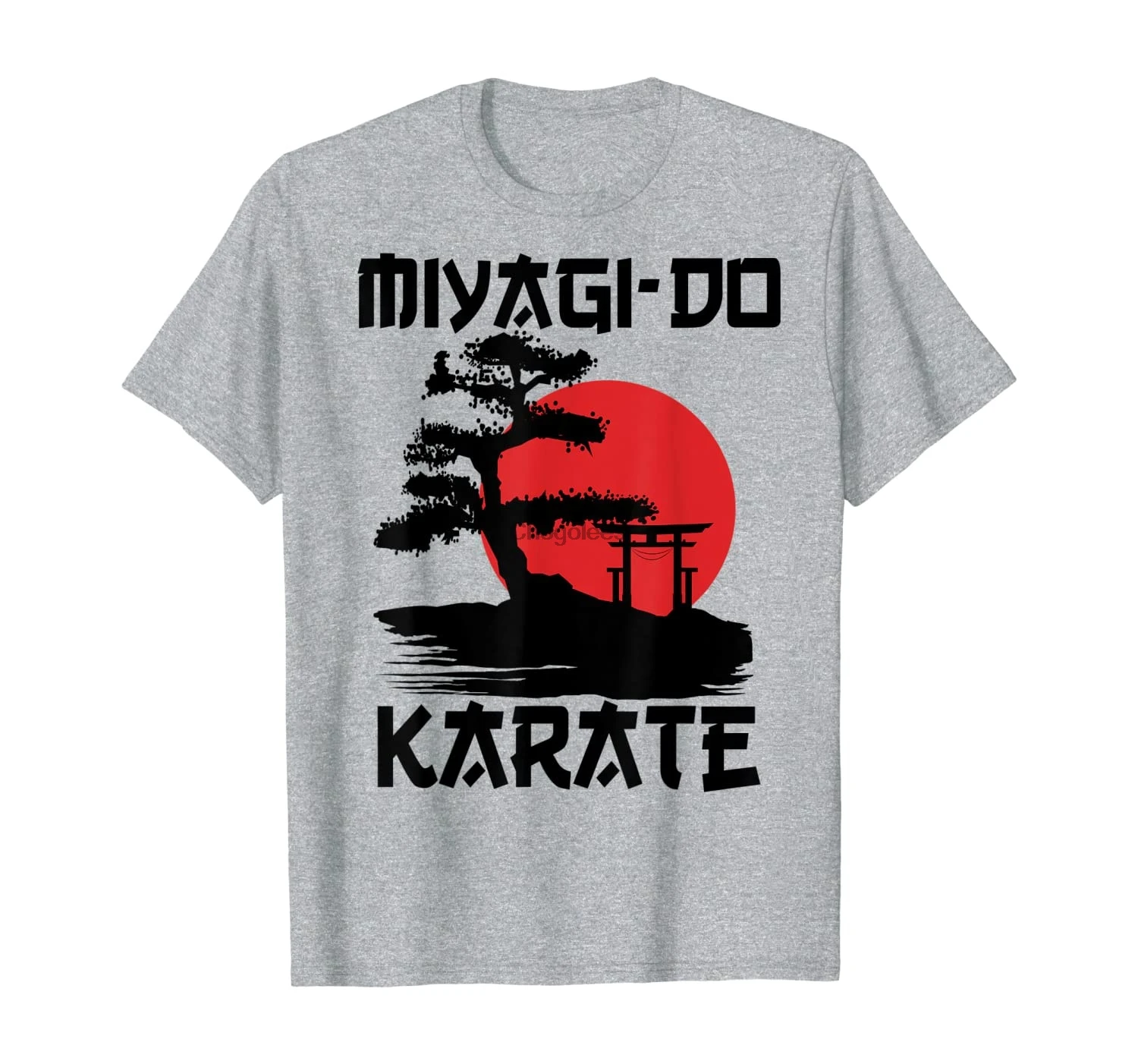 Ретро Винтажная футболка для боевых искусств мигаги-до карате бонсай | Мужская