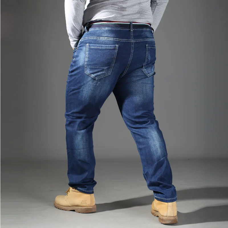 8XL Plus Size 2021 High Quality Men's Baggy Denim Male Casual Harem Pants Fashion Jeans male Trousers Loose Versatile Streetwear