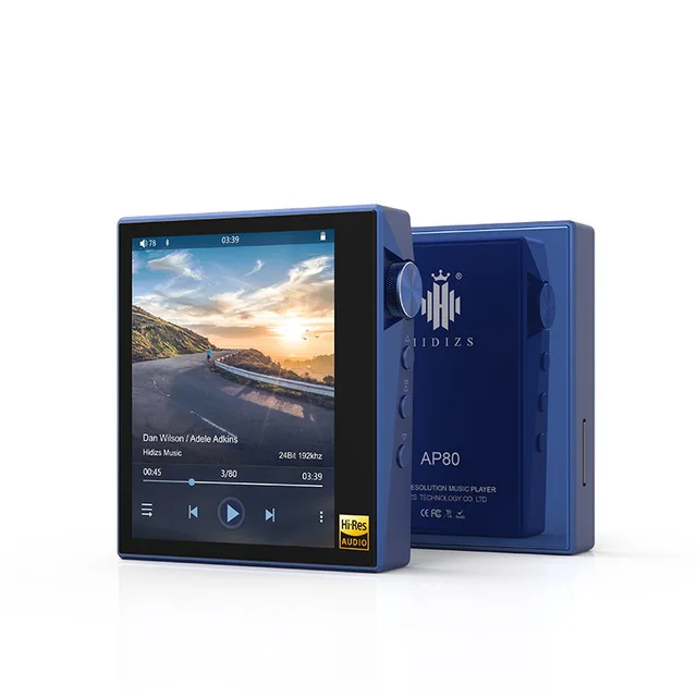 Синий Hidizs AP80 Hi-Res ES9218P Bluetooth MP3 плеер HIFI Lossless музыка LDAC USB DAC DSD fm-радио HibyLink DAP FLAC аудио плеер - Цвет: Синий