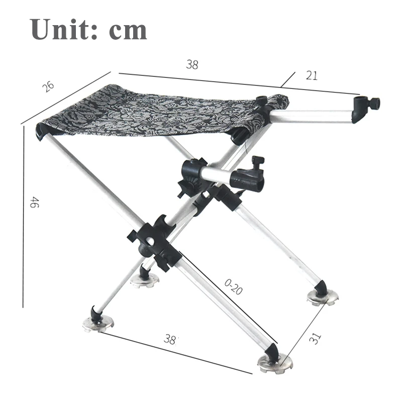 Легкий уличный складной стул для кемпинга рыбалки качественная нержавеющая