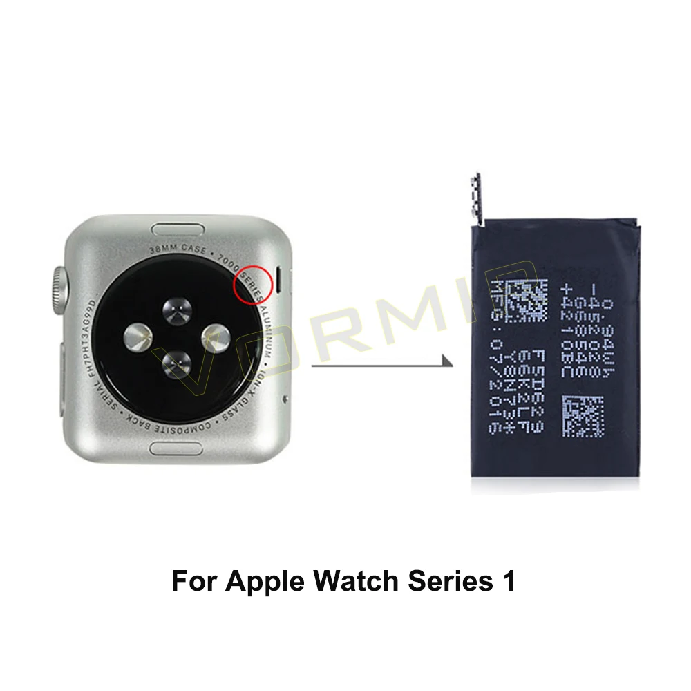 Высококачественные Сменные Аккумуляторы для Apple Watch Series 1 2 3 4 5 6 S4 S2 S3 GPS + LTE 38 мм 42 40