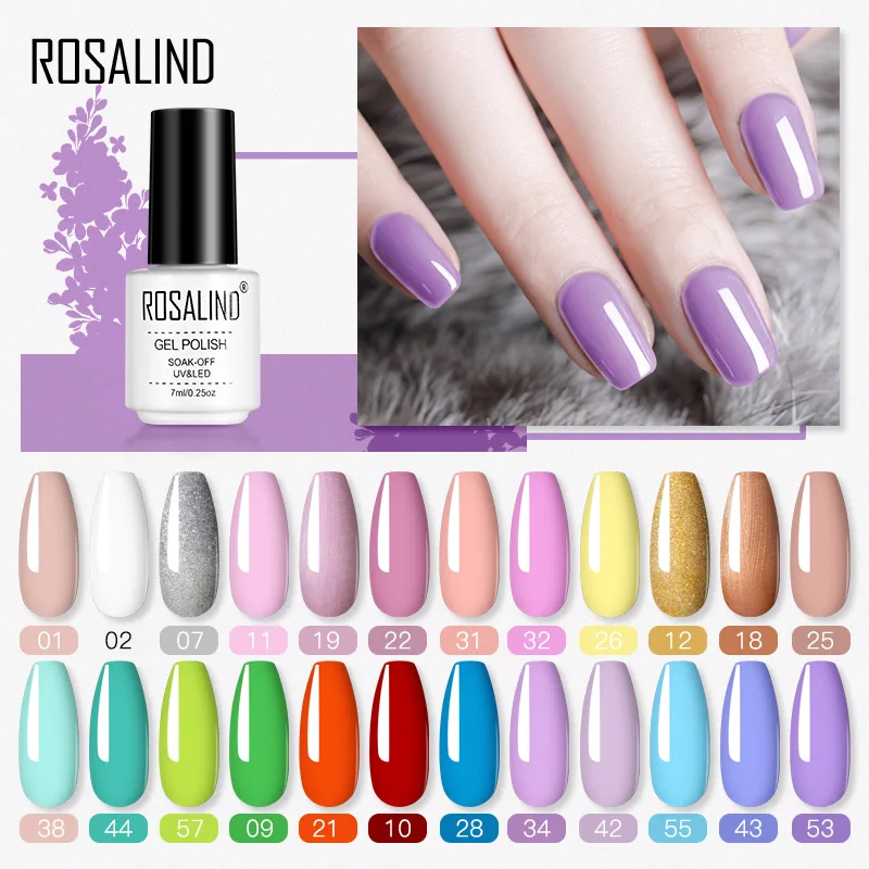 Розалинд Гель лак для ногтей гибридные Лаки! Полупостоянная УФ все маникюра био