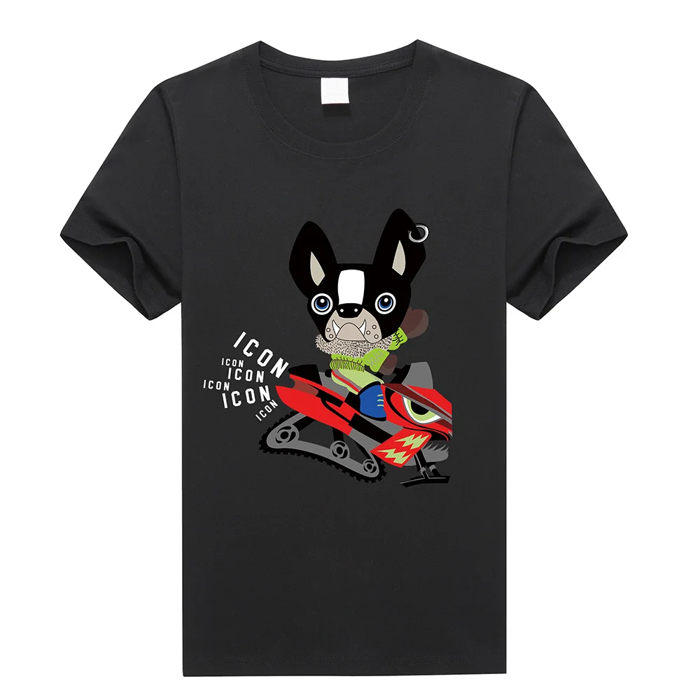 

dsq2 summer style Dog logo 100% cotton Men's and Women's black T-shirt casual O-Neck T-shirt short sleeve tees T-shirt for men