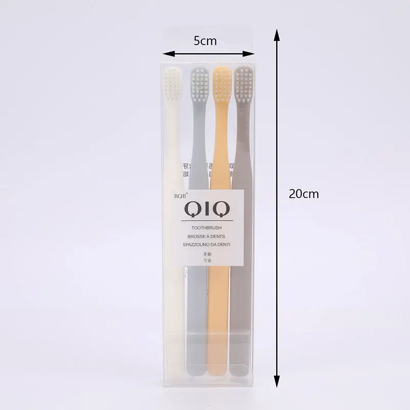 

4PCS/Lot Multi-Color Soft Bristle Small Head Toothbrush Tooth Brush Portable Travel Eco-friendly Brush Tooth Care Oral Hygiene~