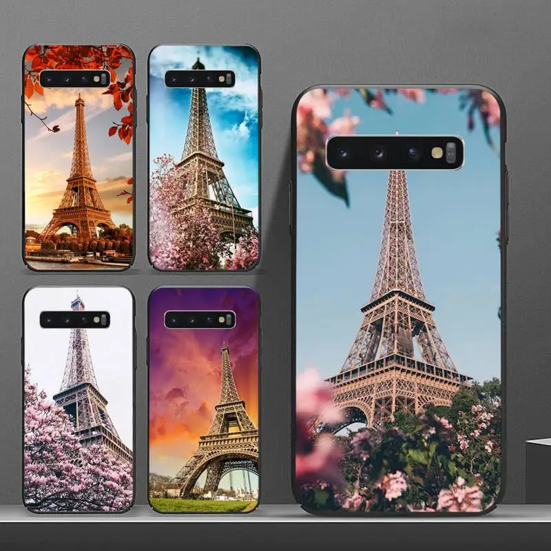 

Romantic Paris Eiffel Tower Phone Case For Samsung galaxy S 8 9 10 20 21 30 A 30 50 51 70 note 10 plus Ultra 5g