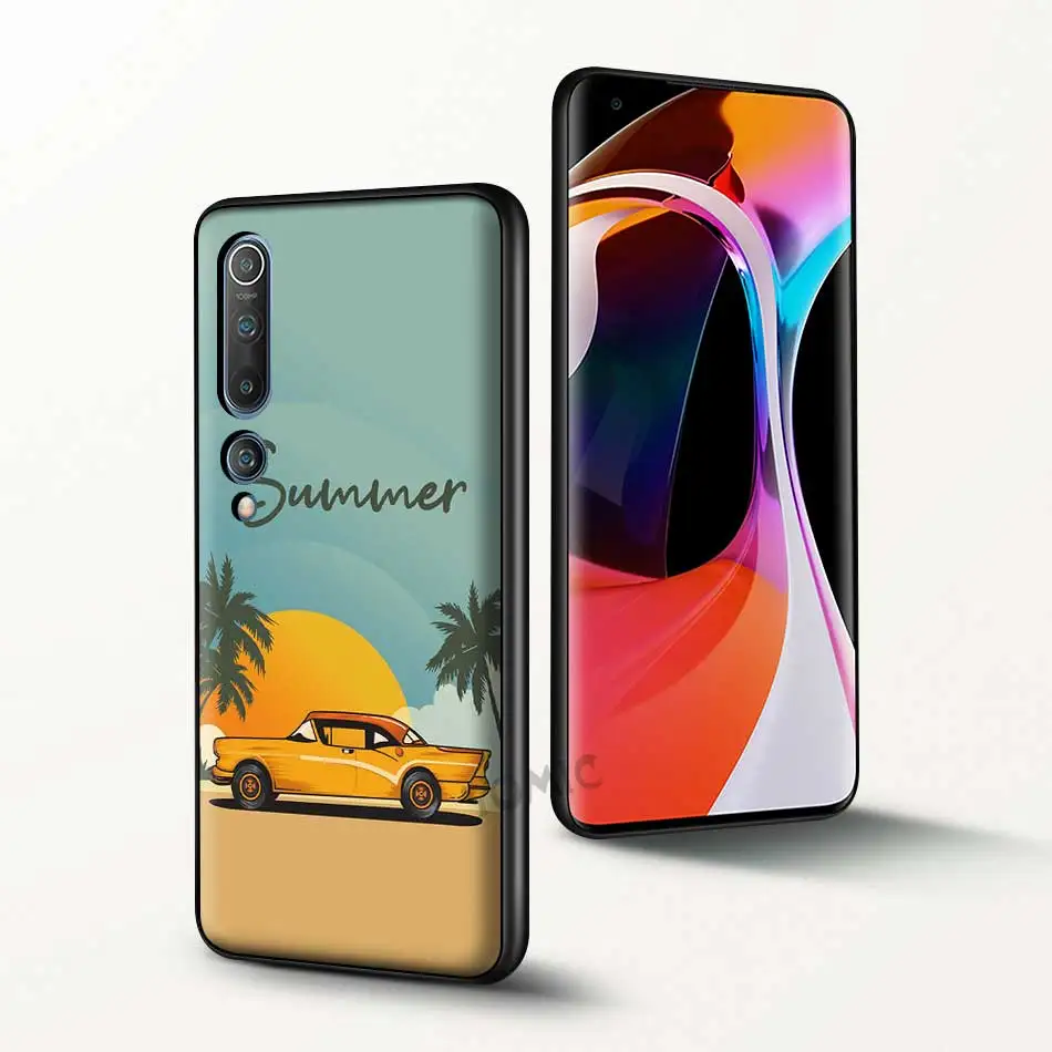 

Classic Vintage Old Retro Car Cases for Xiaomi Mi Poco X3 NFC F1 Note 10 Lite 9T CC9 CC9e 9 SE 10T Pro 5G Black Soft Phone Cover