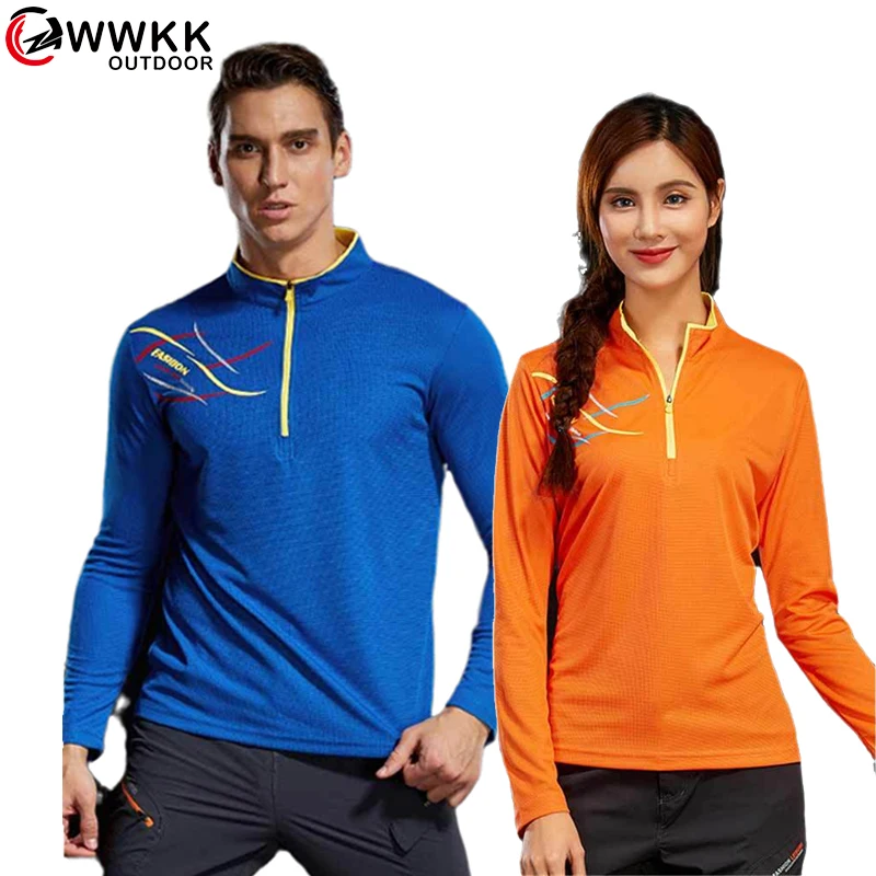 WWKK spotwear быстросохнущая дышащая фитнес футболки для мужчин и женщин спортивная