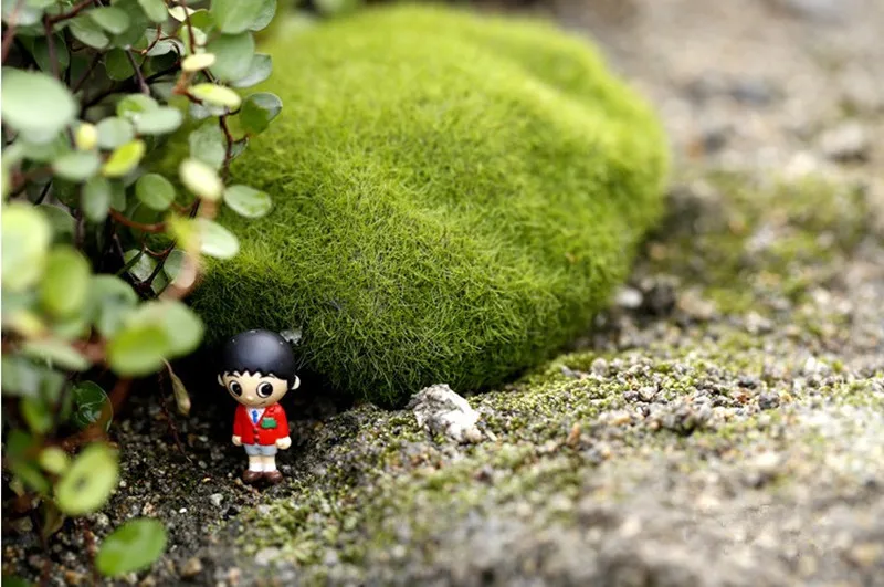 DIY мини микро пейзаж искусственный газон домашний декор миниатюрное украшение