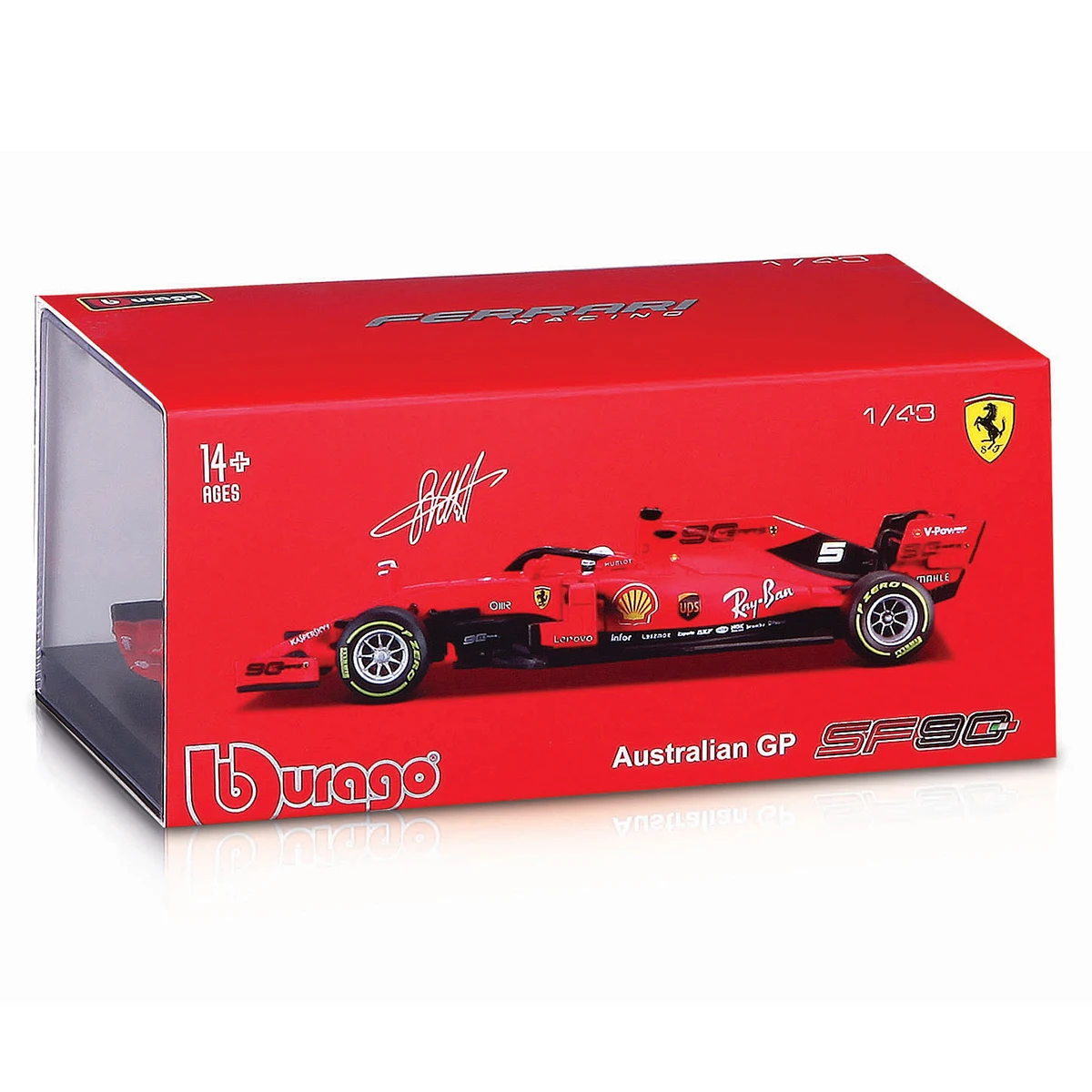 

Bburago 1:43 2020 SF1000 SF90 SF71H #5 #7 #16 F1 Formula Car Static Die Cast Vehicles Collectible Model Racing Car Toys
