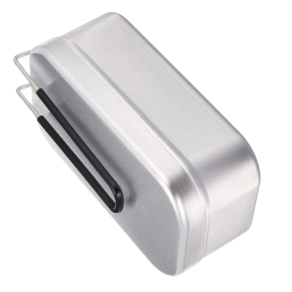 Алюминиевая жестяная коробка для ланча с крышкой контейнер еды Ланч бардак олово