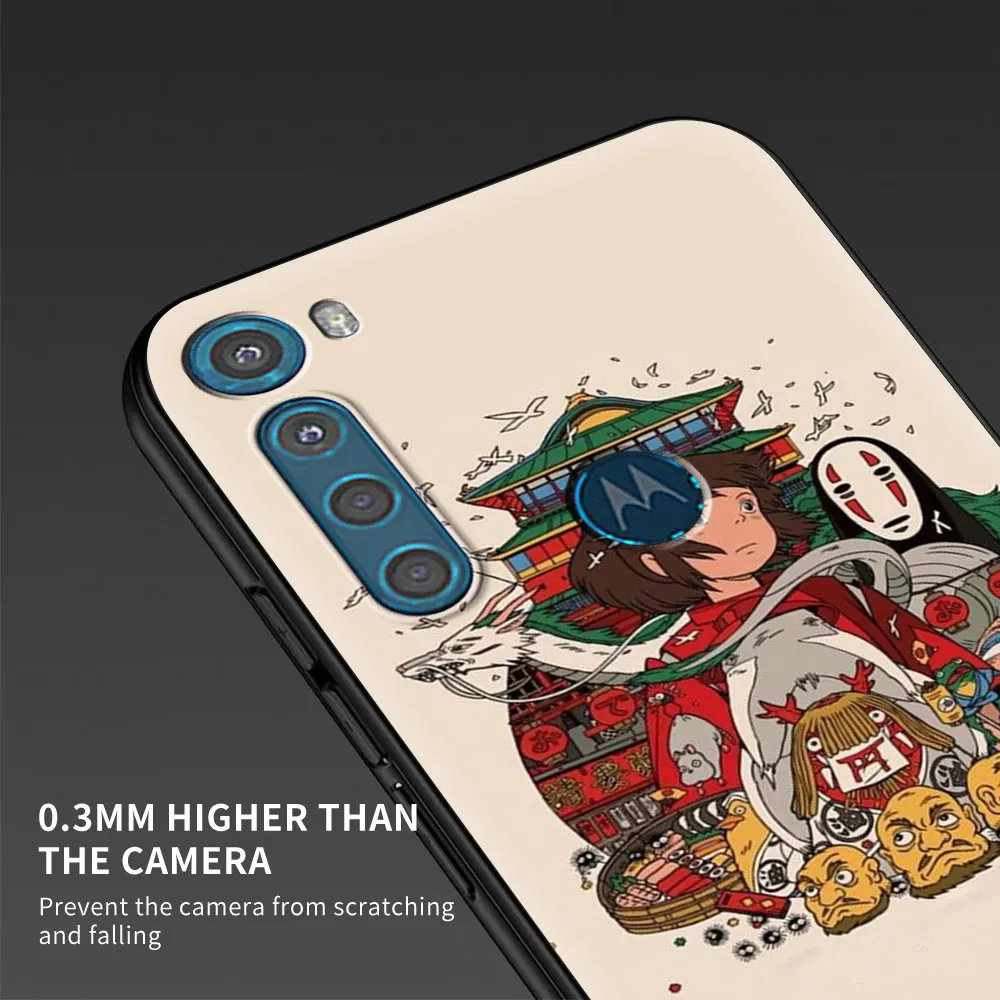 case for motorola moto g9 play g8 power lite one fusion plus hyper g30 g10 soft g stylus phone coque fundas anime spirited away free global shipping