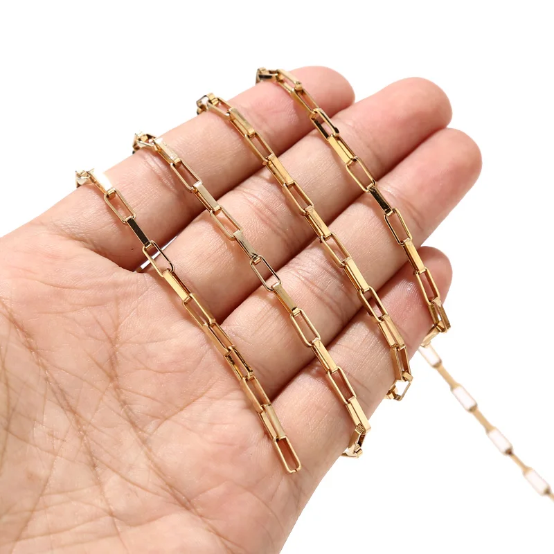 Цепочка Из Нержавеющей Стали 3 2 мм для изготовления ювелирных изделий