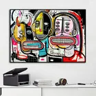 Граффити уличное искусство Joachim абстрактная красочная Картина на холсте настенные картины для гостиной спальни домашний Декор без рамки