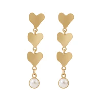 %d1%81%d0%b5%d1%80%d1%8c%d0%b3%d0%b8 golden hear start shape earring 2021 trend pearl long hanging earrings for women girls ear jewelry accessories
