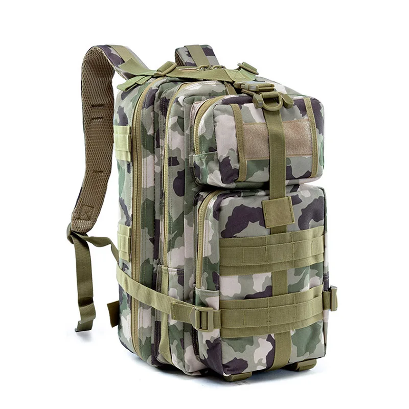 Jungle camo Уличные военные рюкзаки 1000D нейлон 30L водонепроницаемый армейский рюкзак спортивный Кемпинг Туризм отслеживание рыбы во время рыбалки охотничьи сумки - Цвет: Jungle camo
