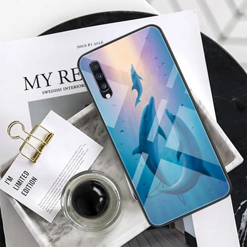 

Sea World Glass Phone Case Back Shell For Xiaomi Redmi Note 7 5 4 6 6A Mi 8SE 8 6 Lite Mix 2 2s Note 3 Cover