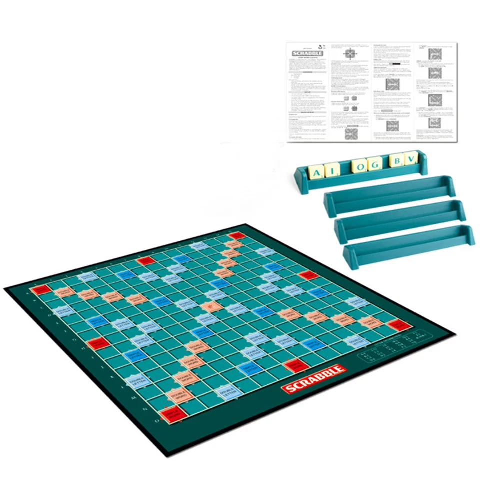 Scrabble семейная настольная игра дети взрослые Развивающие игрушки для детей