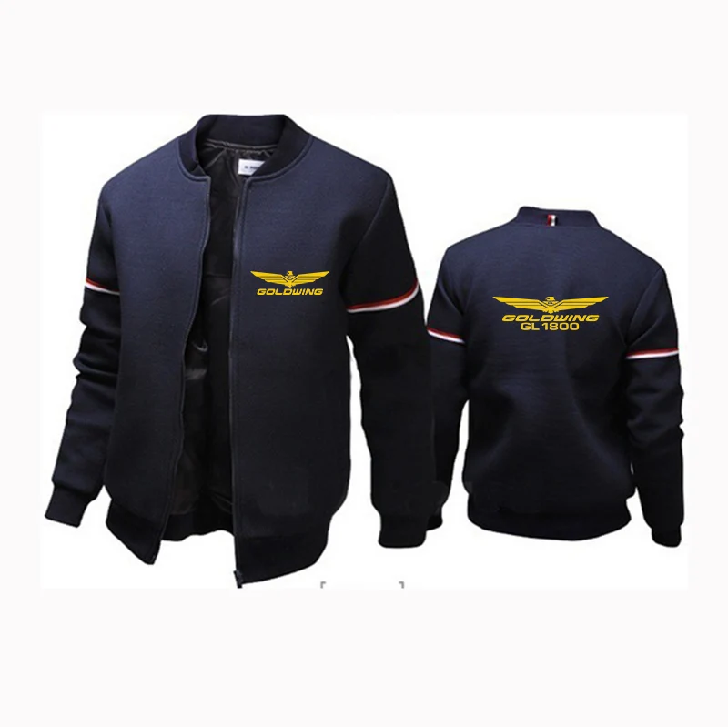 

Honda goldwing jaqueta masculina confortável, estampada, pescoço Do, universal, fashion, hip hop, esportes, high street,