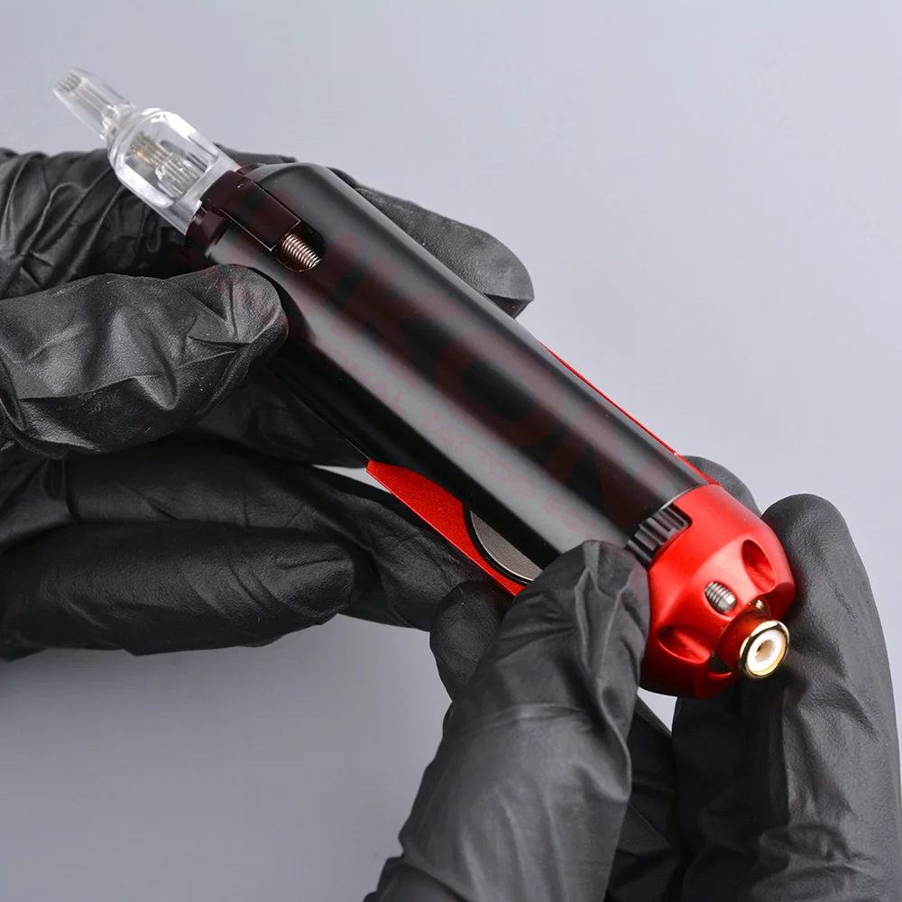 Профессиональная роторная машина татуировки короткая ручка Мощный Тихий мотор