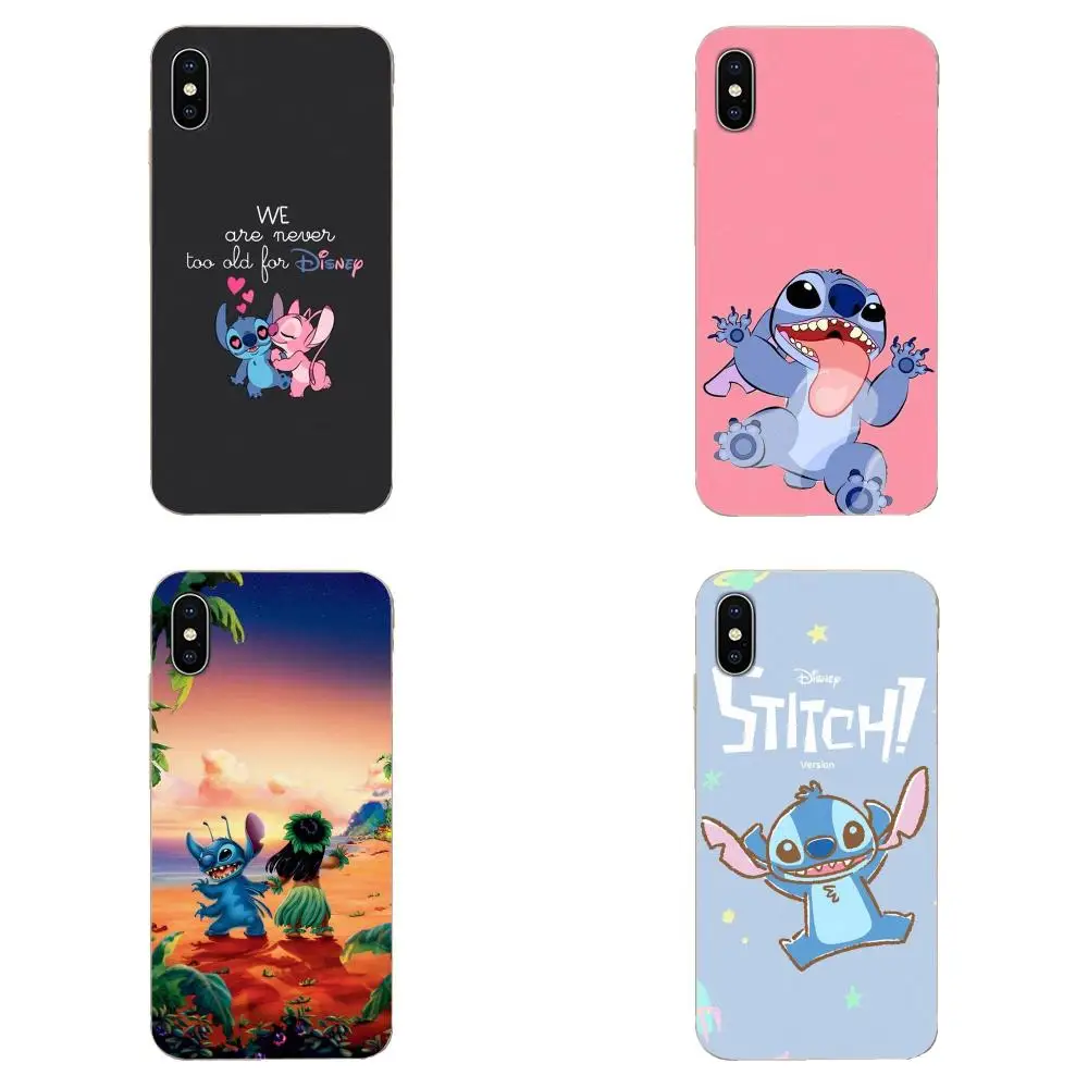Мягкая Капа Coque для Huawei Nova 2 V20 Y3II Y5 Y5II Y6 Y6II Y7 Y9 G8 G9 GR3 GR5 GX8 Prime 2018 2019 Stitch Забавный милый