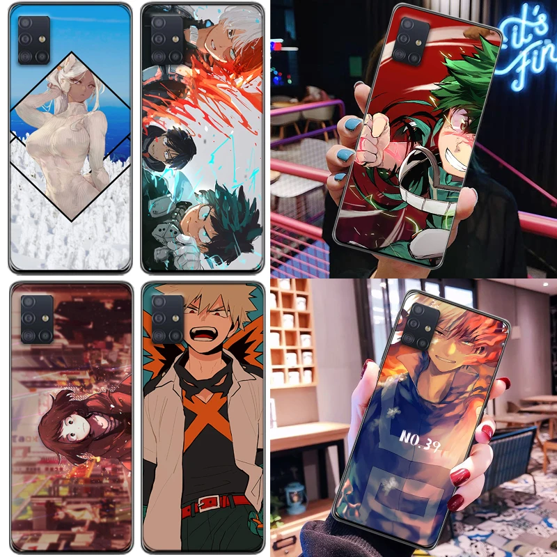 

My Hero Academia Tomura Boku Bakugou Katsuki Todoroki Shouto Dabi Shigaraki Phone Case For Samsung Galaxy A51 5G 4G Carcasa